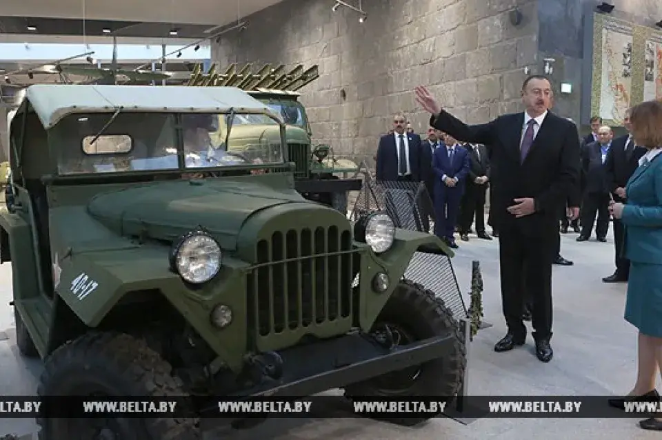 Ільхам Аліеў наведаў музей Вялікай Айчыннай вайны ў Мінску (фота, відэа)