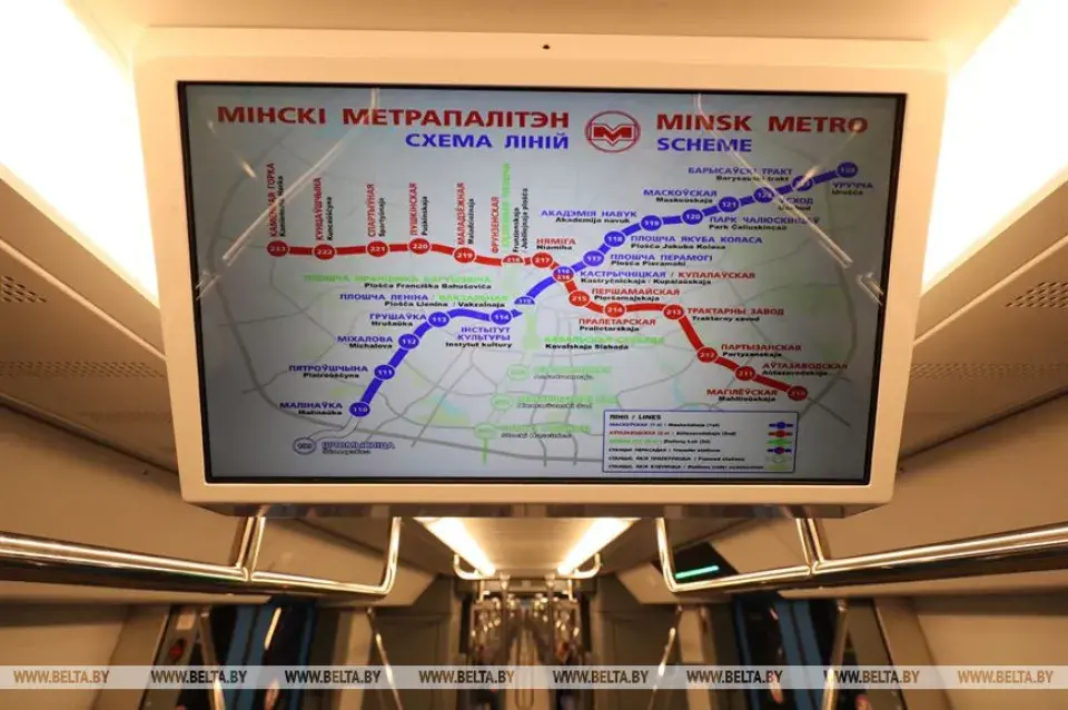 Новыя цягнікі пачнуць перавозіць пасажыраў у мінскім метро ў пачатку 2020-га