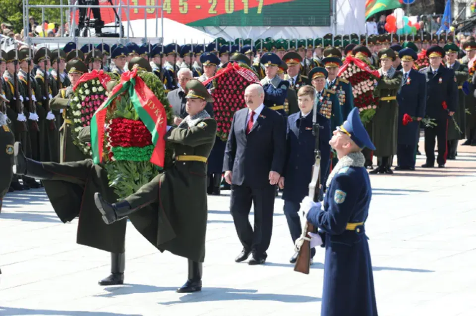 Што гаварыў Аляксандр Лукашэнка ў Дзень Перамогі. Цытаты