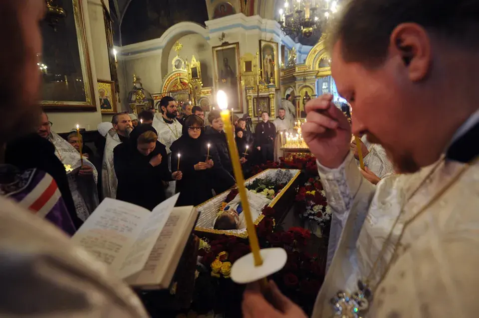 Як у Мінску развітваліся з Аляксандрам Ціхановічам. Фотарэпартаж