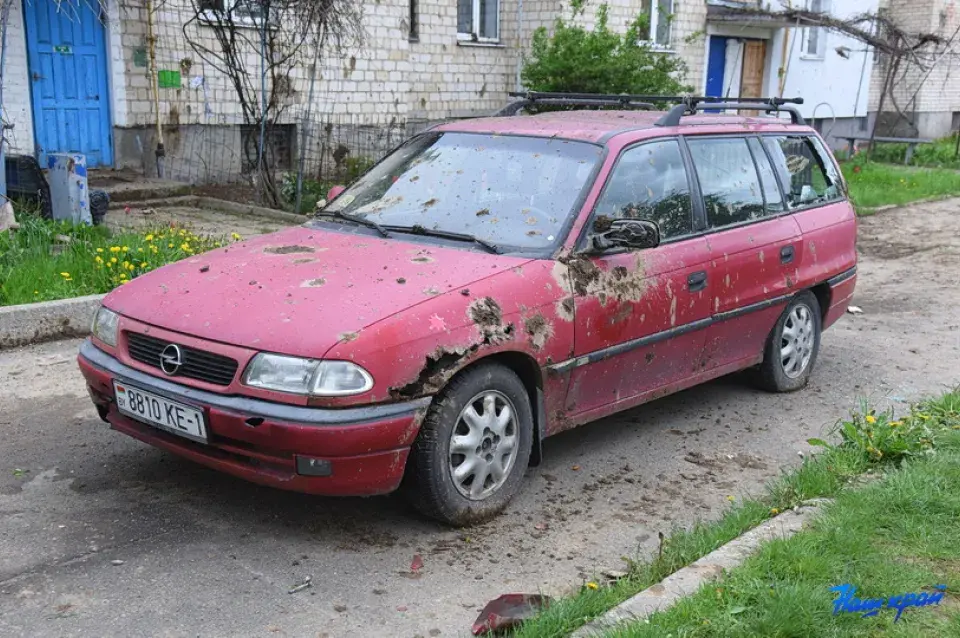 Падчас падзення самалёта ў Баранавічах пацярпеў мясцовы жыхар