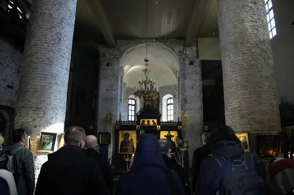 У Каложскай царкве прайшло беларускамоўнае набажэнства (фота, відэа)