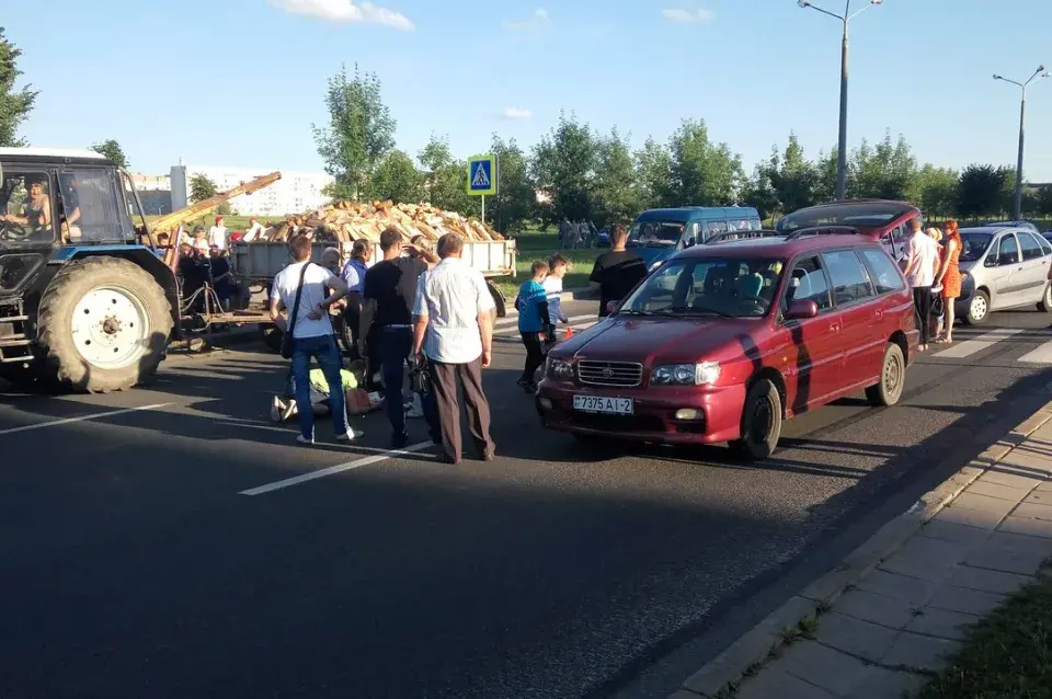 У Віцебску аўтамабіль збіў двух дзяцей