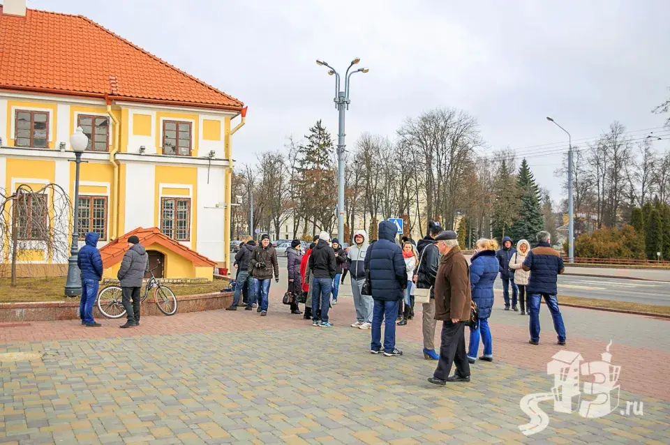 Гродзенскія прадпрымальнікі зноў выйшлі на плошчу (фота)