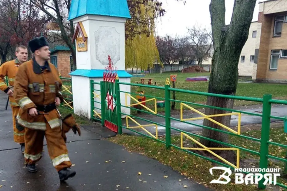 У пінскі дзіцячы садок з зямлёй прывезлі снарад часоў вайны (фота)