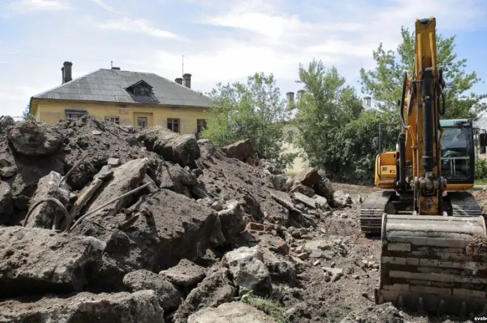 У Трактарным пасёлку Мінска пачаўся знос двухпавярховых дамоў