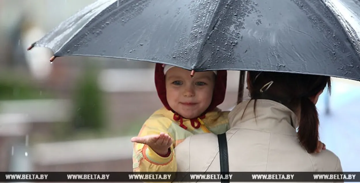 На бягучым тыдні ў Беларусі чакаецца цёплае, але дажджлівае надвор'е