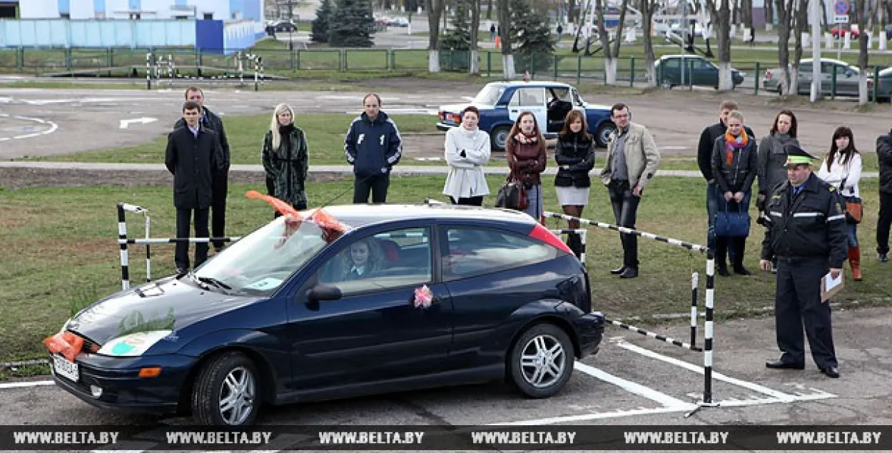 З’явіліся новаўвядзенні на практычным экзамене на правы кіроўцы