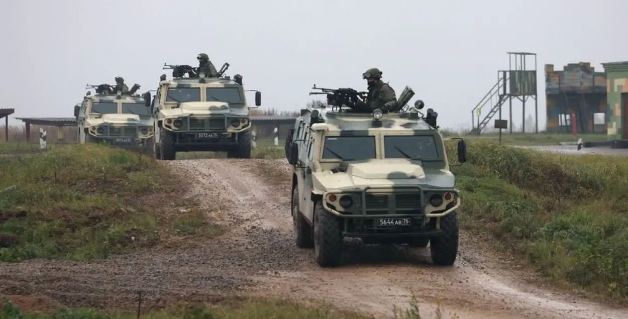 У Віцебскай вобласці вайскоўцы адпрацоўвалі блакіроўку горада