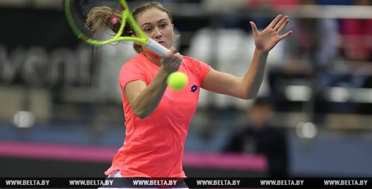 У рэйтынгу WTA Аляксандра Сасновіч паднялася на 50-е месца