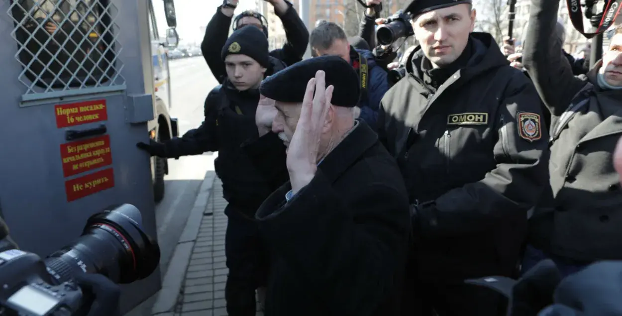 Minsk, Jakub Kolas Square. 25 March 2018. Photo: Euroradio