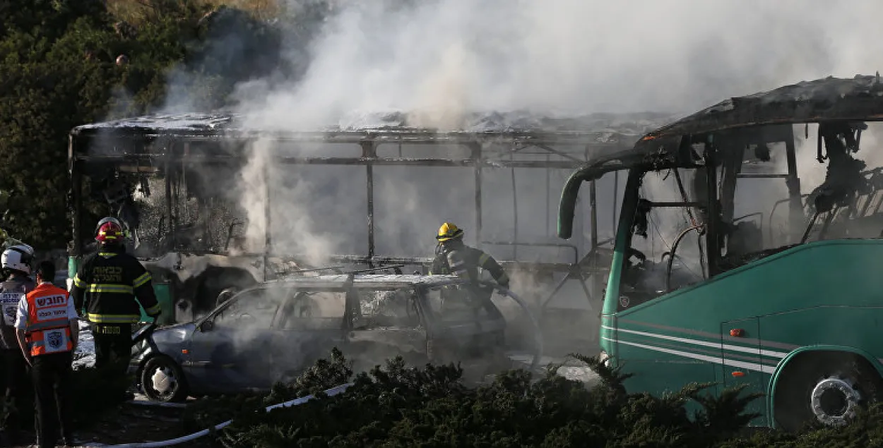 Выбух у аўтобусе ў Іерусаліме прызналі тэрактам