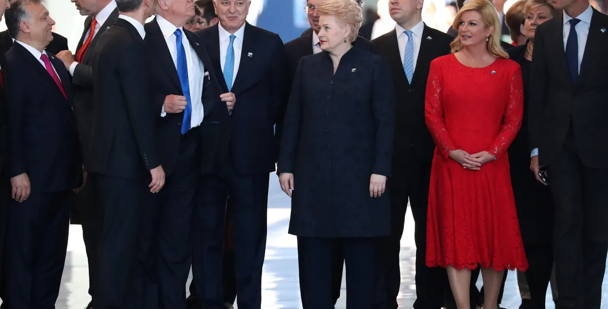 У ЗША і Чарнагорыі пракаментавалі інцыдэнт з удзелам Трампа ў Бруселі (відэа)