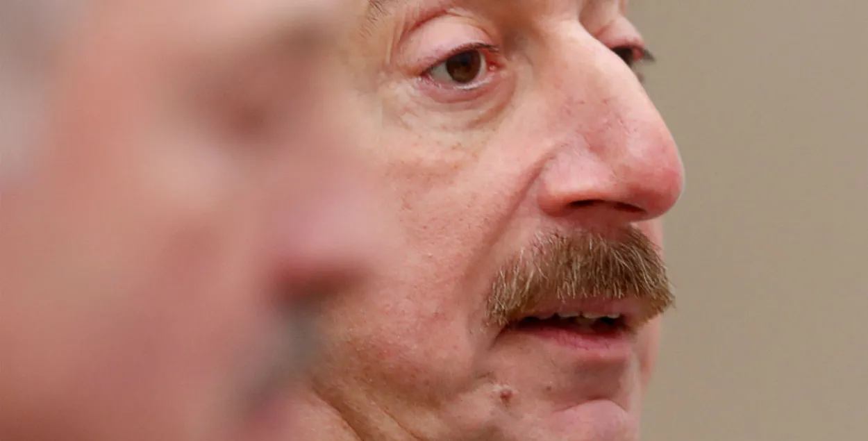 Aliaksandr Lukashenka and Ilham Aliyev in Minsk on 19 November 2018. Photo: Reuters