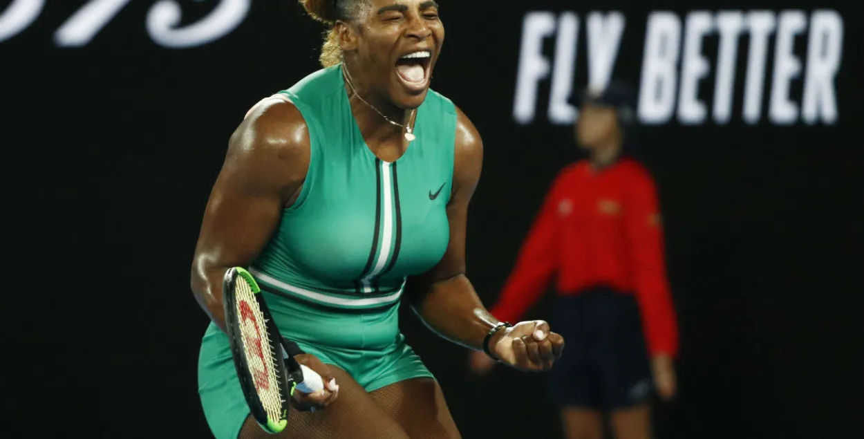 Серэна Уільямс на Australian Open спыніла першую ракетку свету