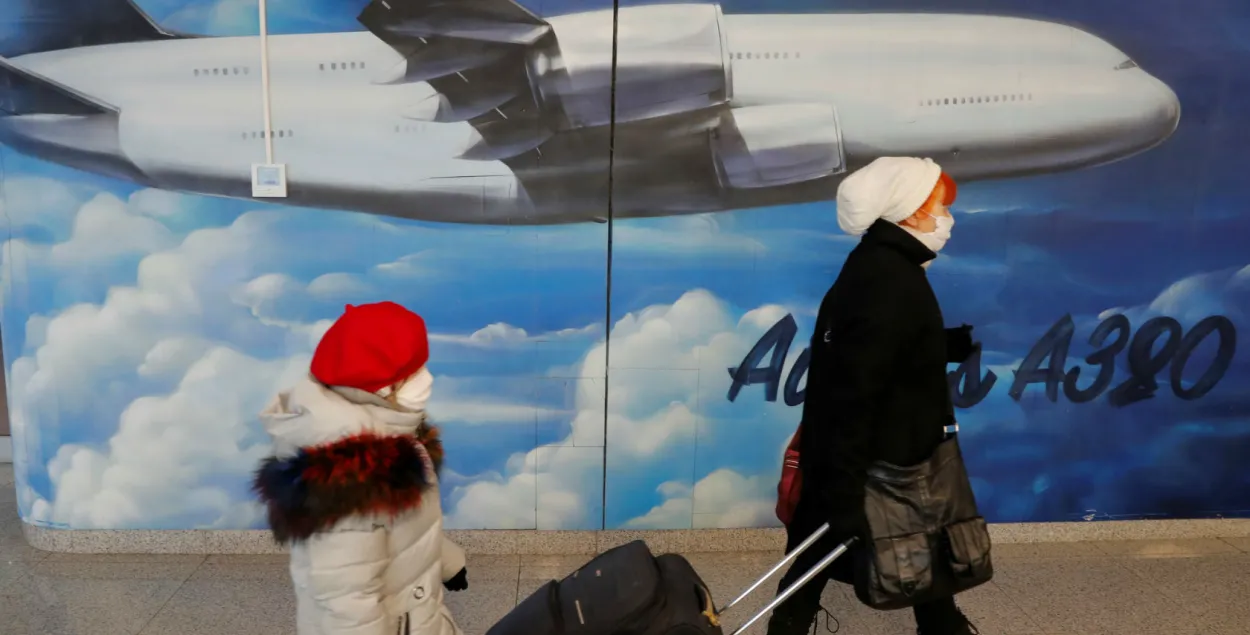 Национальный аэропорт "Минск", март 2020-го / Reuters​