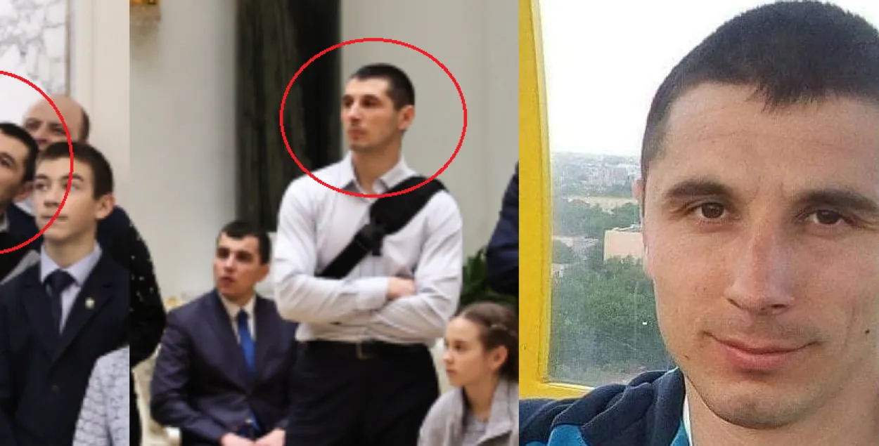 Ex-Berkut fighter Sergei Kiminchyzhi was among the Minsk riot policemen who visited Lukashenka&#39;s residence.