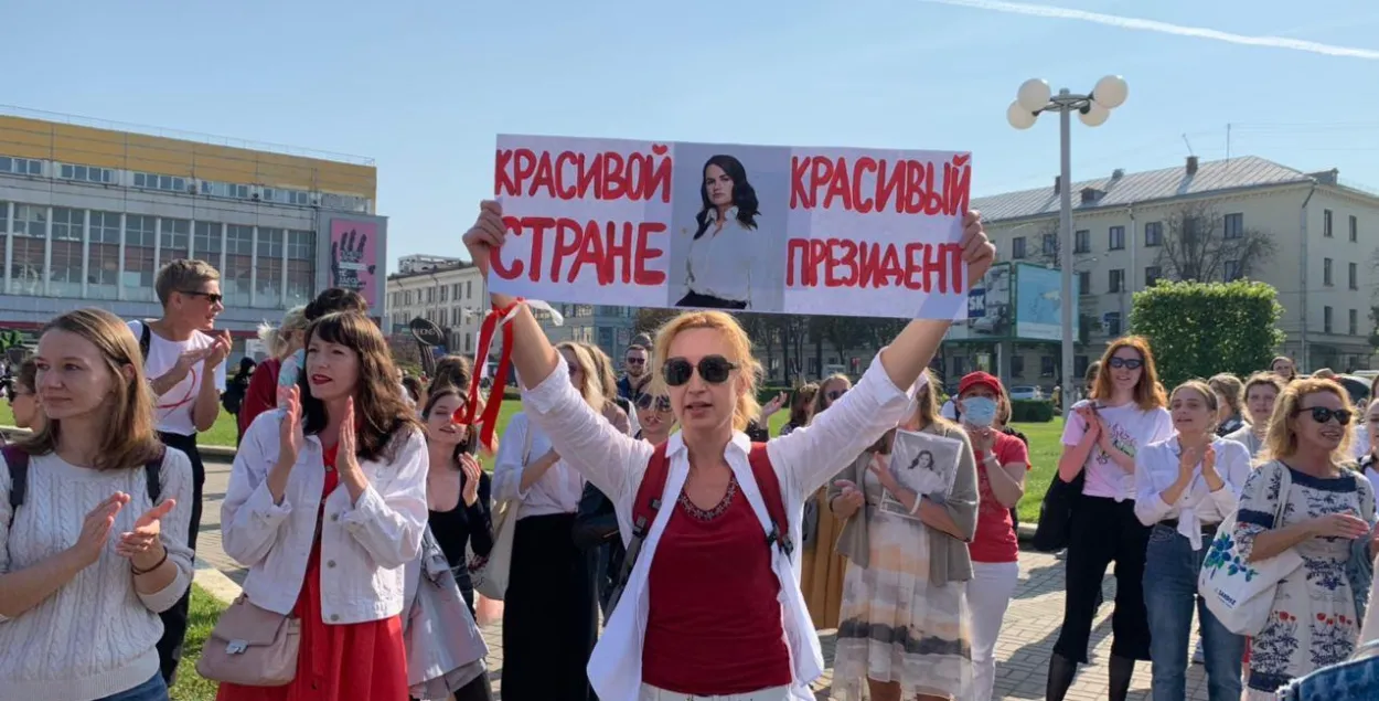 Жаночая акцыя ў Мінску пачалася з затрыманняў