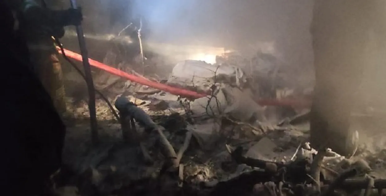 На борце Ан-12, які разбіўся ў Расіі, былі трое грамадзян Беларусі