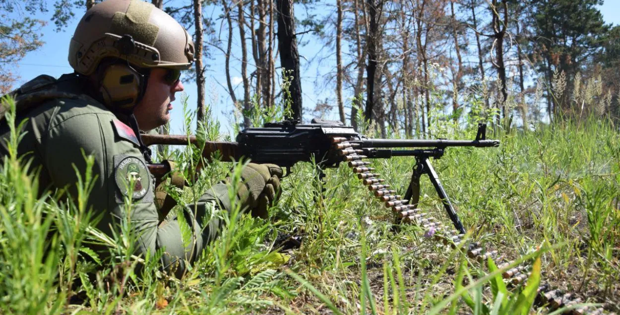 У памежных з Беларуссю абласцях Украіна праводзіць тактыка-спецыяльныя вучэнні