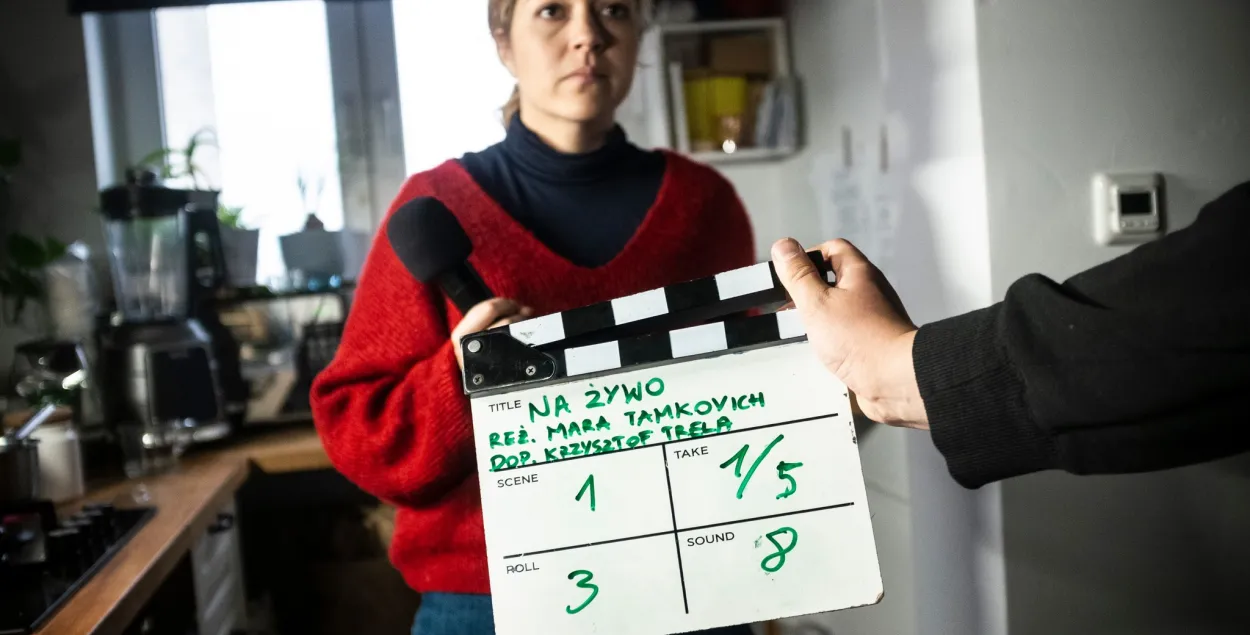 Съемки фильма "В прямом эфире" Мары Томкович. Лента будет показана в рамках кинофестиваля Bulbamovie / личный архив режиссера
