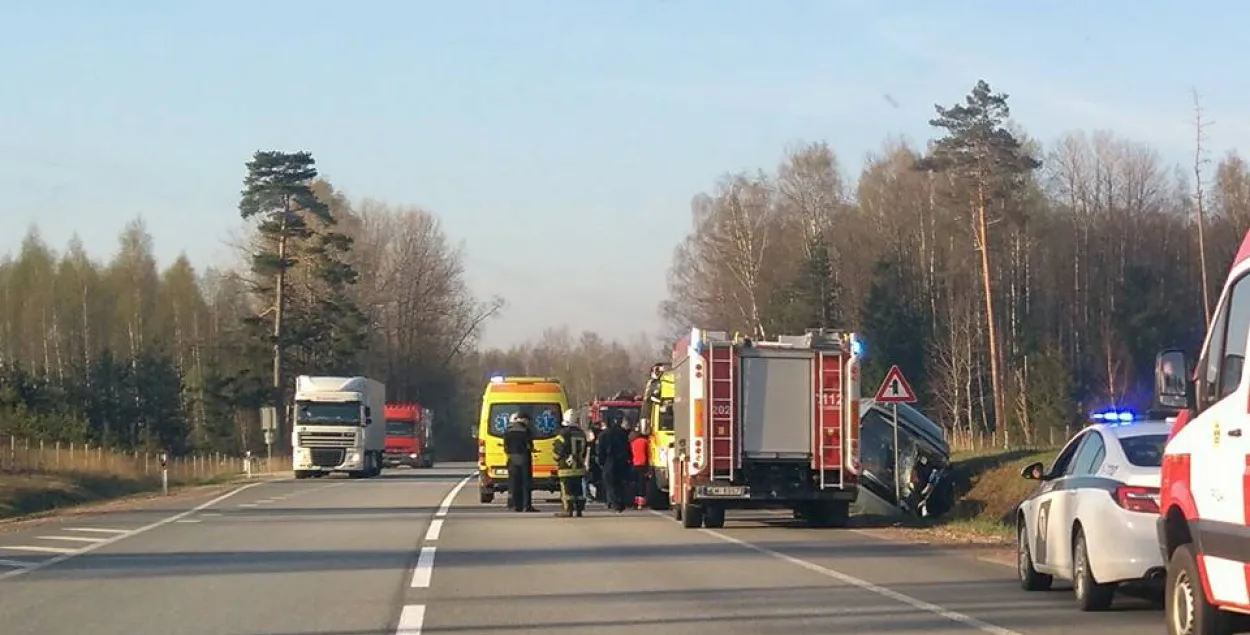 У ДТЗ у Латвіі з удзелам аўтобуса "Мінсктранса" пацярпела адна беларуска