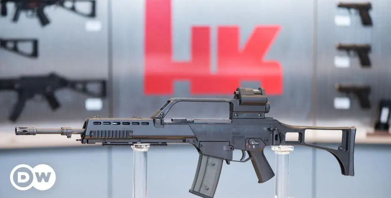 Стралковая зброя вытворчасці нямецкай кампаніі Heckler &amp; Koch​ / DW