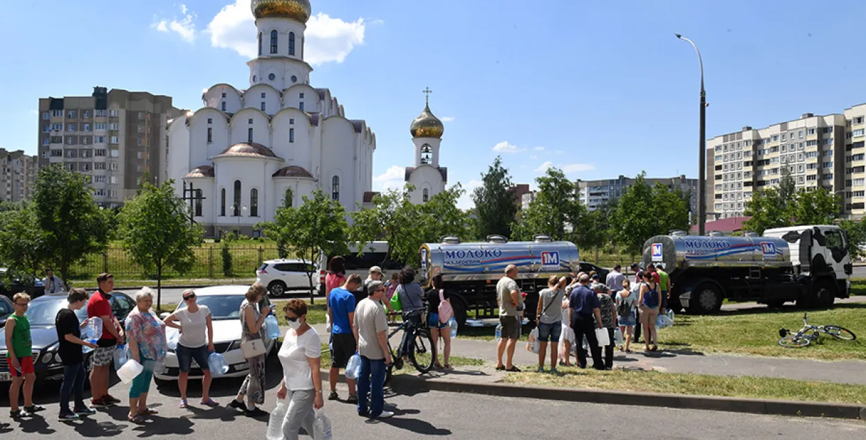 "Мінскводаканал": ваду з-пад крана па-ранейшаму піць нельга