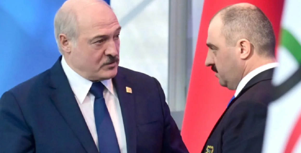 Александр и Виктор Лукашенко / БЕЛТА
