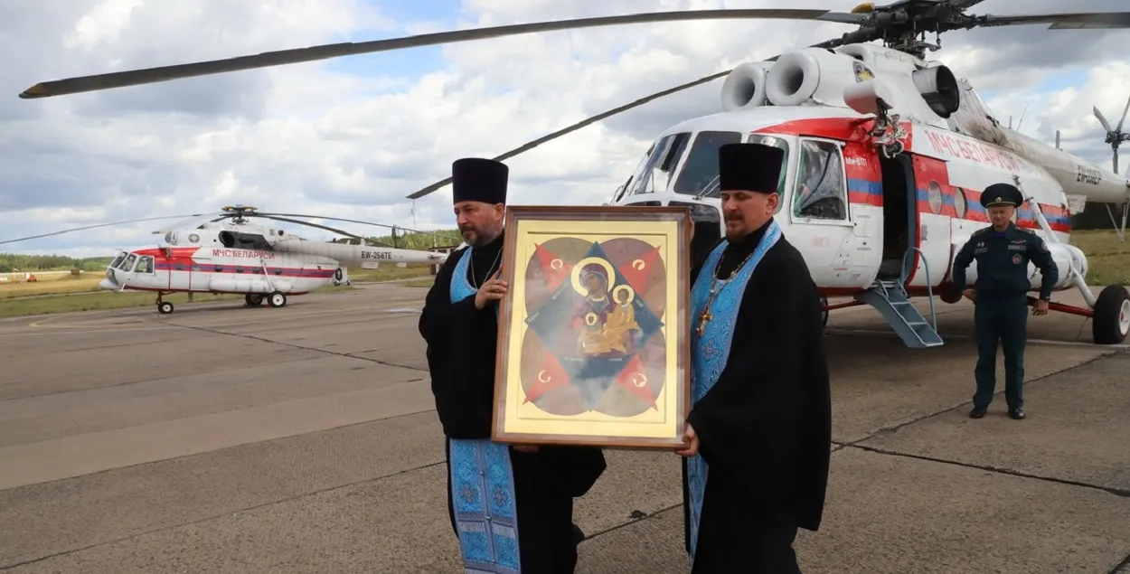 МНС спадзяецца "не толькі на свой прафесіяналізм, але і на Госпада Бога" / mchs.gov.by
