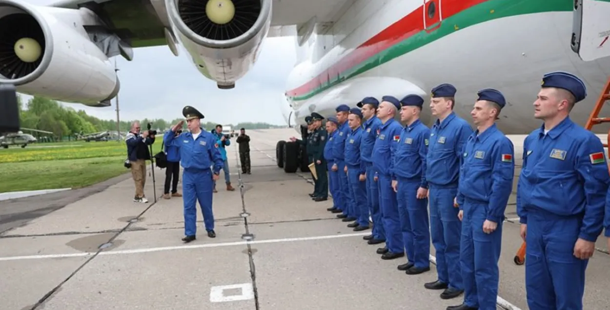 На аэрадроме ў Мачулішчах / З архіву БЕЛТА
