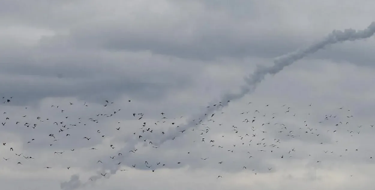 Во время ракетной атаки / Reuters
