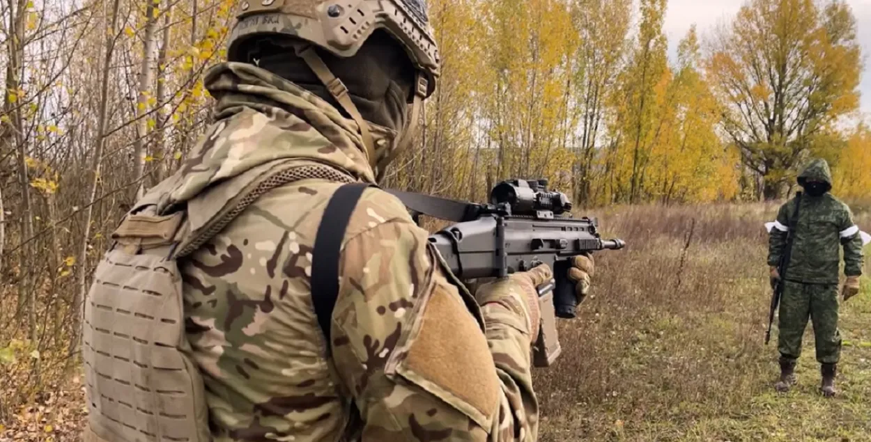 "Здача ў палон" каліноўцу / Кадр з відэа
