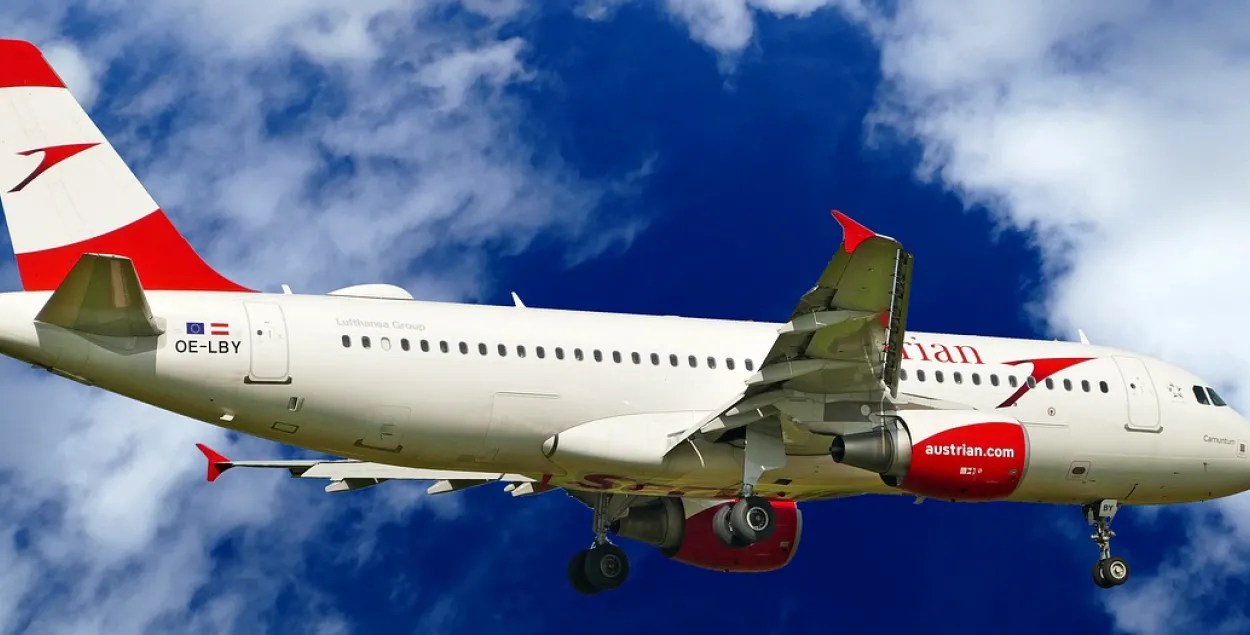 Россия не принимает самолет Austrian Airlines / pixabay.com​