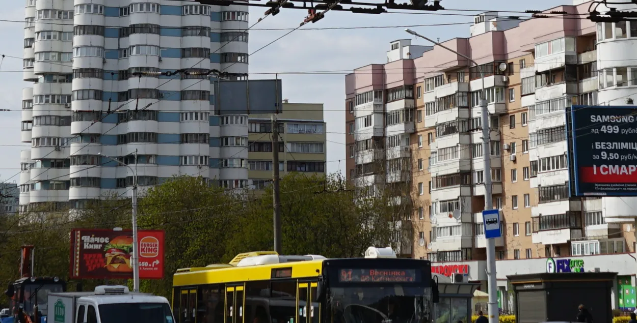 Аўтобус у Мінску / Еўрарадыё