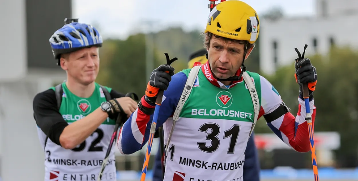 Б’ёрндален заняў другое месца на чэмпіянаце Беларусі па біятлоне 