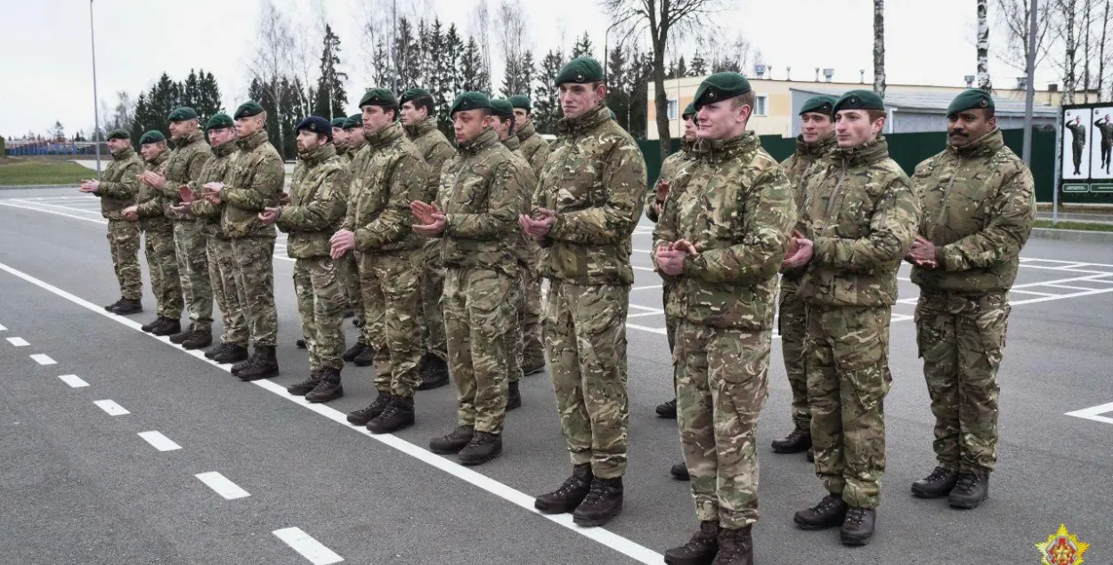Брытанскія марскія пехацінцы вярнуліся з Беларусі на радзіму