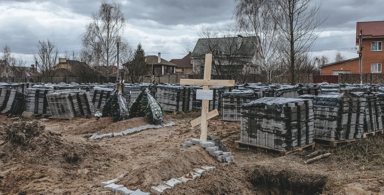 Лукашэнка назваў трагедыю ў Бучы "псіхалагічнай спецаперацыяй Брытаніі"