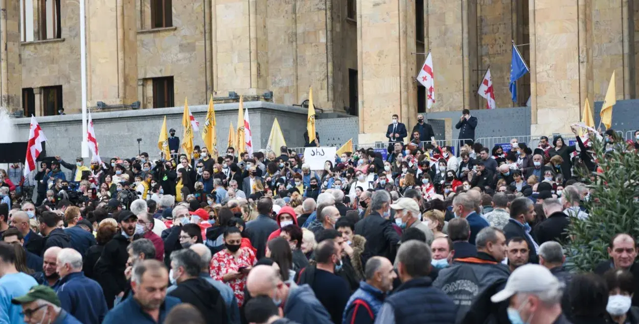 Протесты в Тбилиси 1 ноября&nbsp;&nbsp;/ Эхо Кавказа