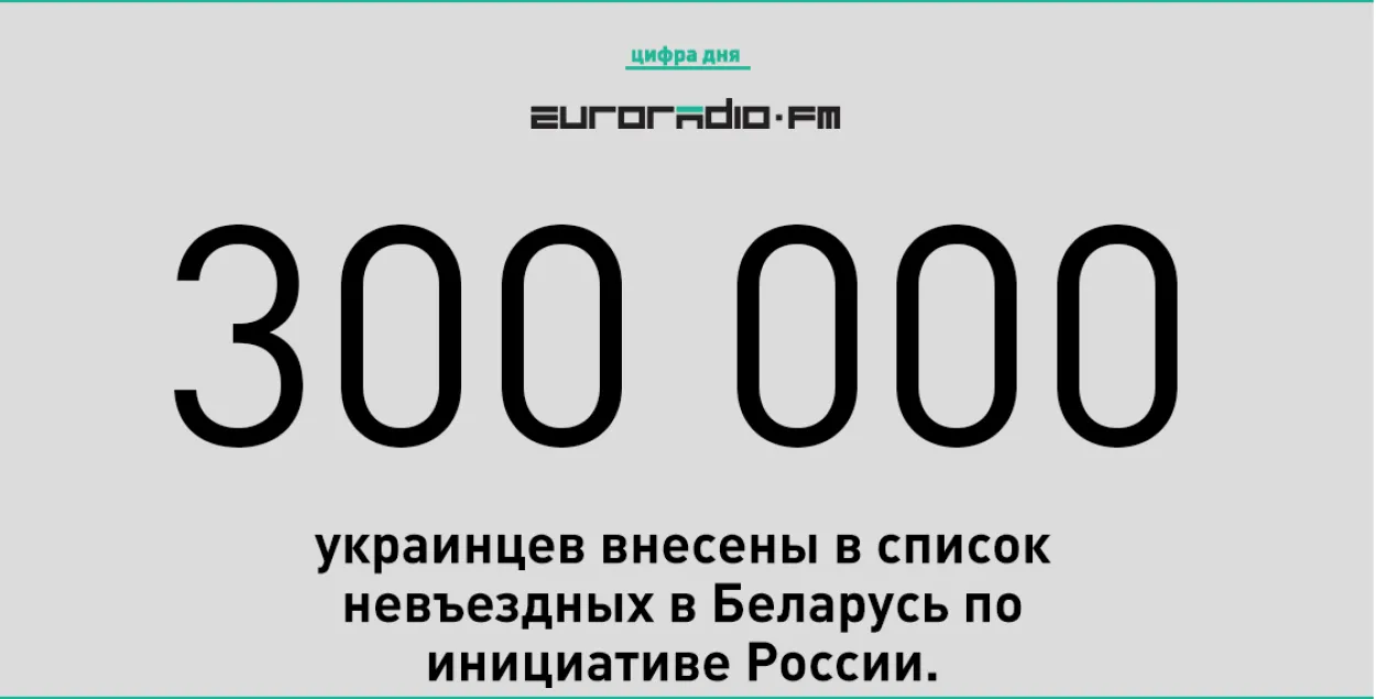 У спісе неўязных — 1 млн 700 тысяч чалавек, 1,5 мільёна з іх — у расійскім спісе