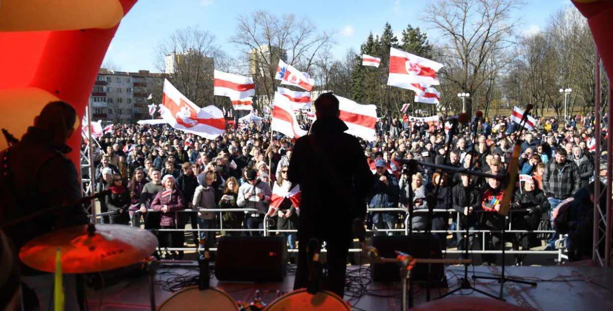 День Воли &mdash; 2019 в Минске / Роман Протасевич, Еврорадио​