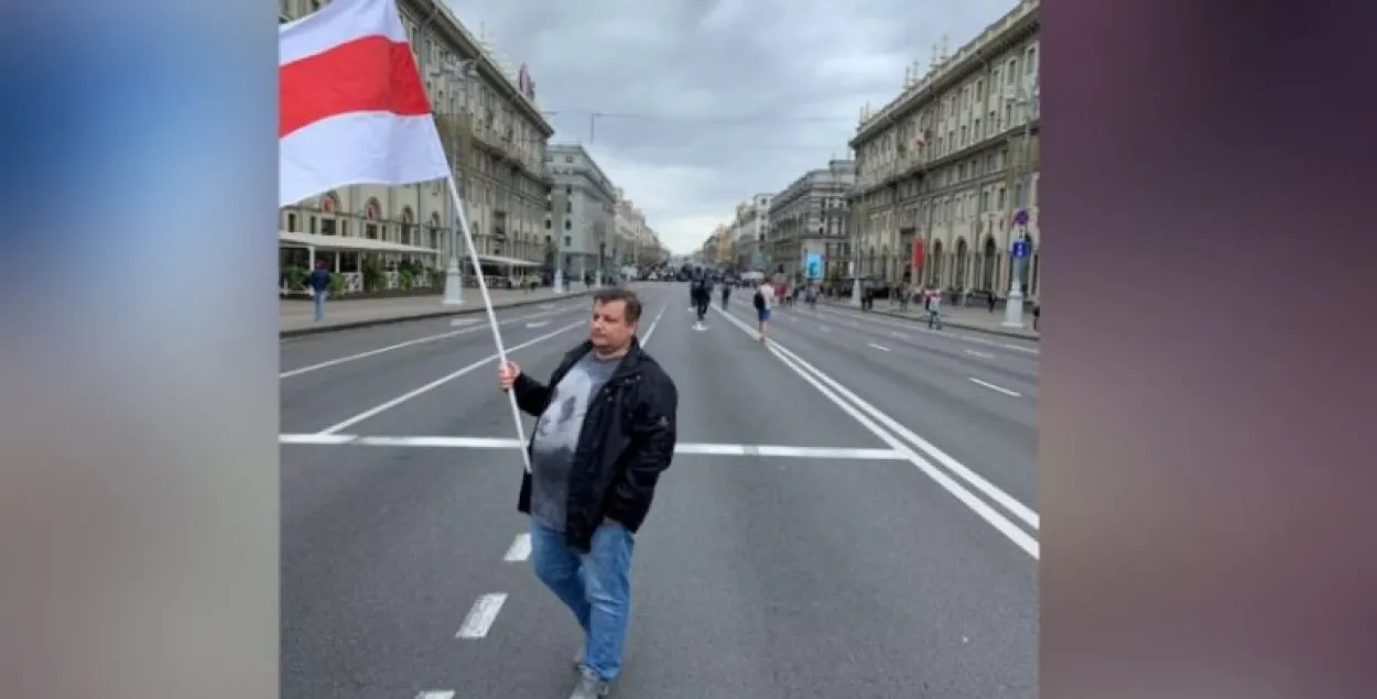 У Мінску рэкламіста асудзілі на тры гады "хіміі" за ўдзел у пратэстах