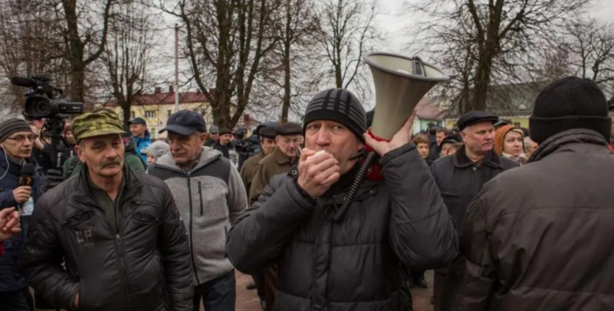 У Слоніме выйшаў на волю арганізатар "Маршу недармаедаў" Віктар Марчык