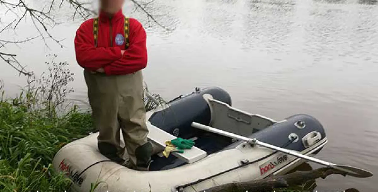 На беларускім беразе Буга памежнікі затрымалі польскага гідролага