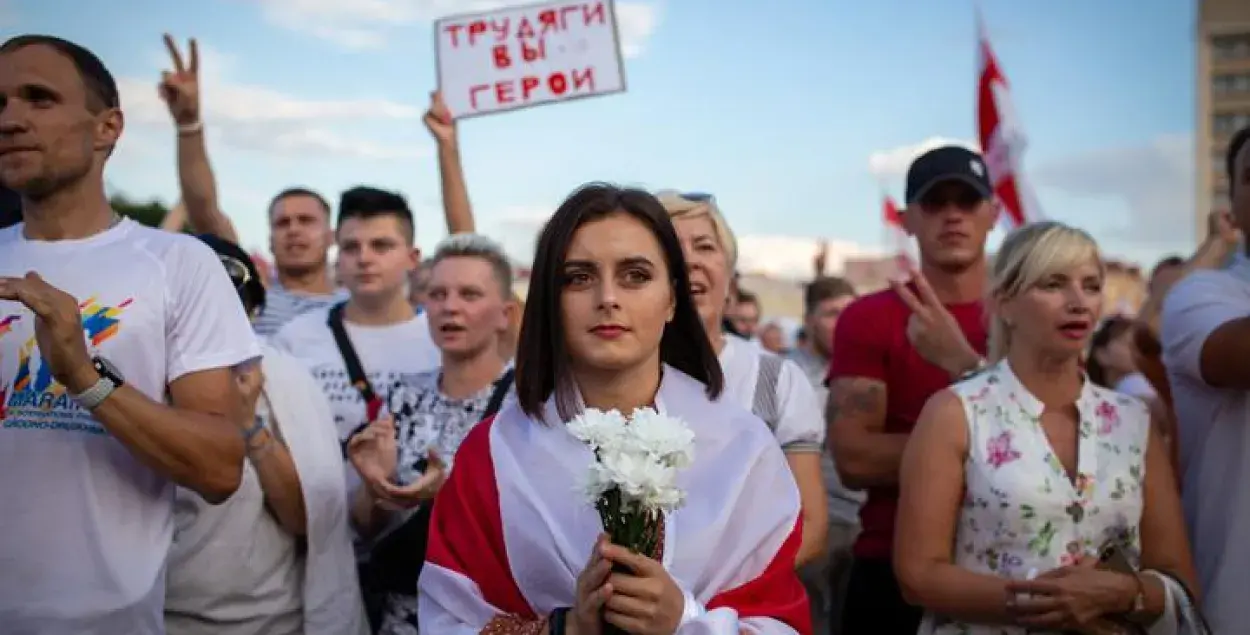 Так выглядел протест в Гродно / TUT.by​