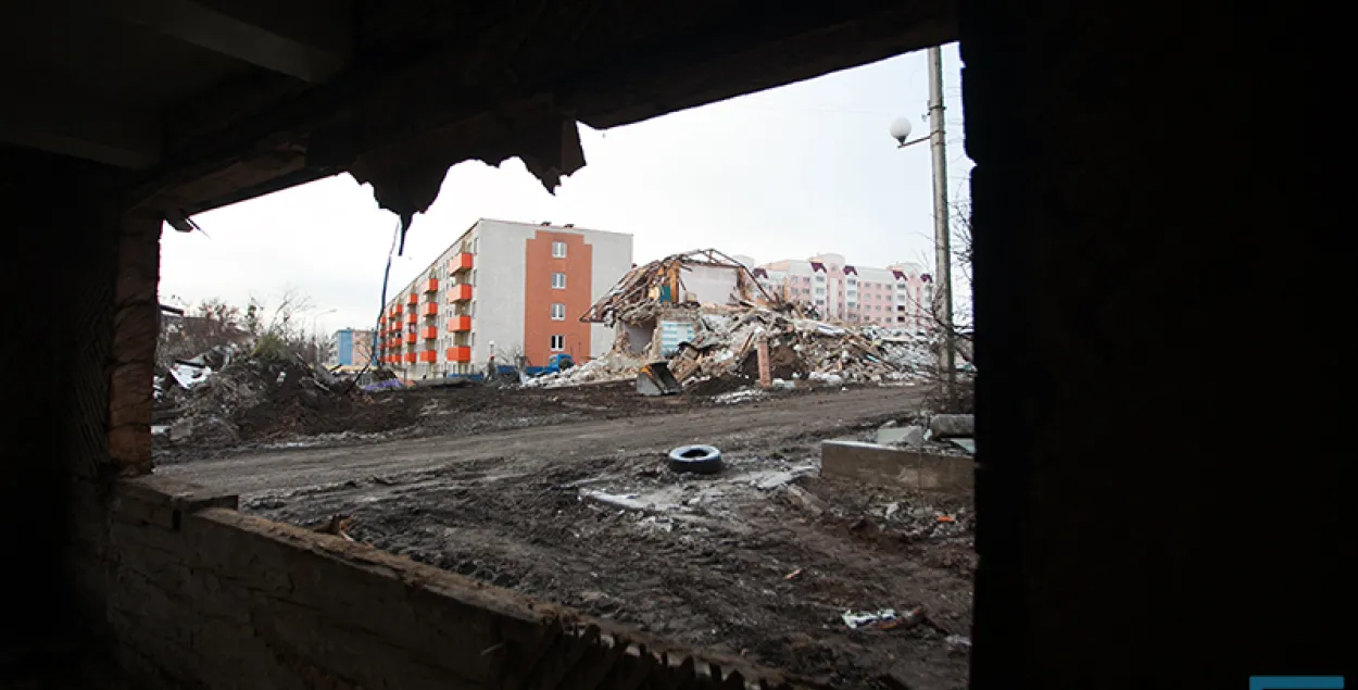 У Гродне зносяць цэлы квартал прыватнай забудовы (фотарэпартаж)