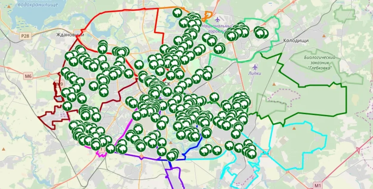 У Мінску стартаваў онлайн-праект па азеляненні двароў