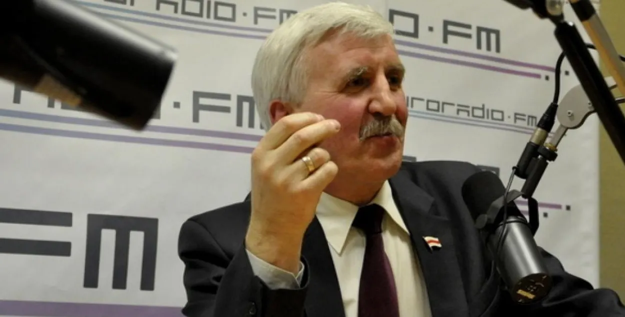 Belarusian Popular Front leader Ryhor Kastusyou. Photo: Euroradio