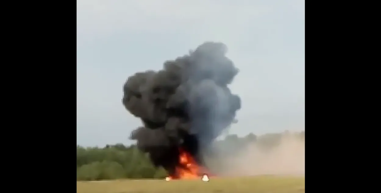 Пад Масквой падчас авіяшоў разбіўся самалёт: загінула два чалавекі