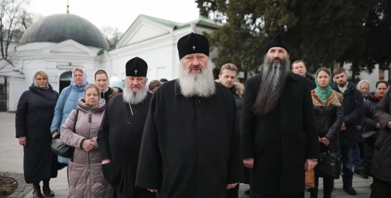 Зварот мітрапаліта Паўла (Лебедзя), намесніка Свята-Успенскага манастыра УПЦ МП / кадр з відэа
